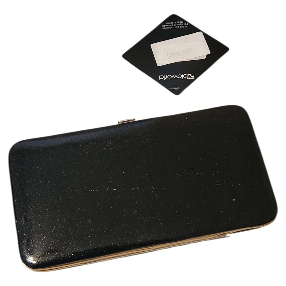 Legend of Zelda Twilight Princess Bioworld Clutch Wallet Black Gold Triforce - Picture 2 of 6